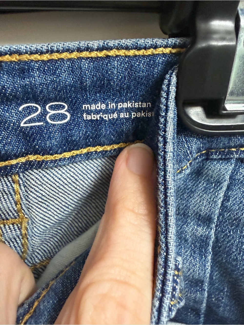 Anthropologie Pilcro Medium Wash Barrel Leg Jeans Size 28 Horseshoe Cropped Chic - Picture 5 of 8